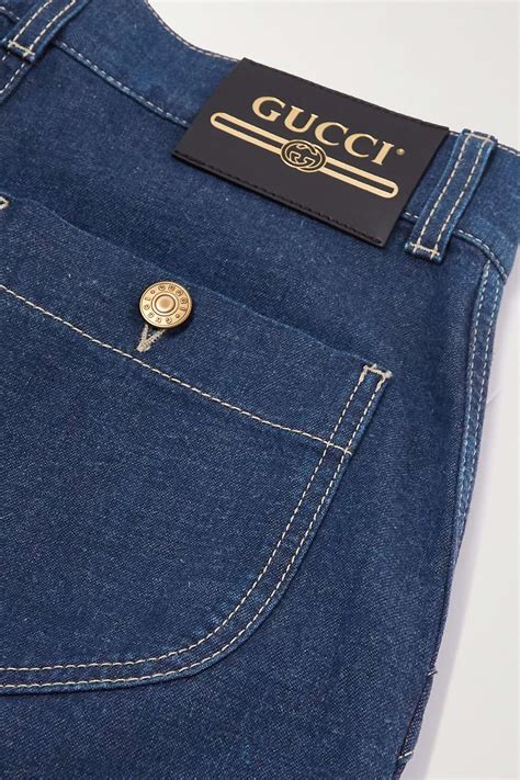 pantaloni gucci azzurri|Gucci jeans net a porter.